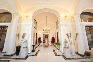 Lobbyn eller receptionsområdet på Villa 4 Colonne, Capri