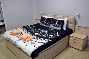 Letto o letti in una camera di City SMART
