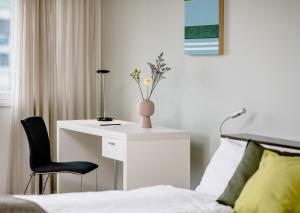 Llit o llits en una habitació de THE FLAG Zürich