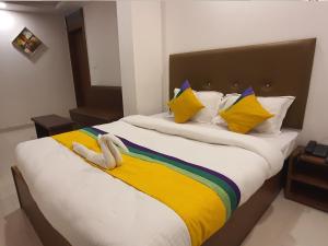 Hotel Soneva Inn客房内的一张或多张床位