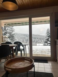 Widok na góry z tego apartamentu