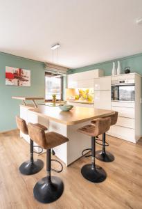 Kuchyň nebo kuchyňský kout v ubytování Penthouse Falkennest + 6 fotografií