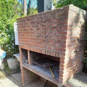 Grillfaciliteterne i feriehuset som gæsterne kan bruge