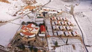 Auberge Tourtite v zimě