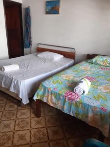 Rúm í herbergi á Casa Nora & Alejo