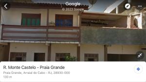 una foto de un edificio con las palabras R Monkey Cassota Park garage en Morada do Galo Praia Grande, en Arraial do Cabo