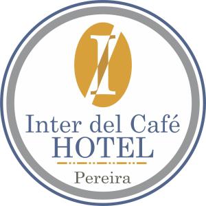 a logo for the interior del cafe hotel at Hotel Inter del Café in Pereira