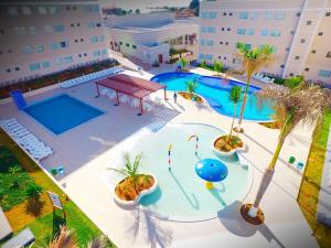 Bazén v ubytování Resort Encontro das Aguas o melhor de Caldas Novas nebo v jeho okolí