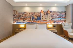 Voodi või voodid majutusasutuse Joy Fall Hotel toas