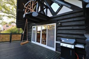 Balkón nebo terasa v ubytování Log cabin Izukogen - Vacation STAY 61056v