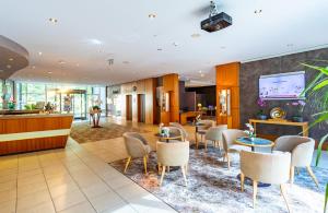 Posezení v ubytování Parkhotel Görlitz