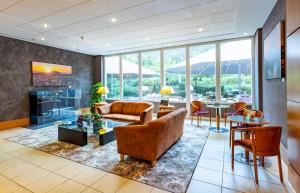 Posezení v ubytování Parkhotel Görlitz