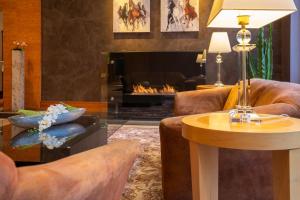 Posezení v ubytování Parkhotel Görlitz