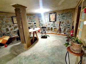 A seating area at Gîte Mourik