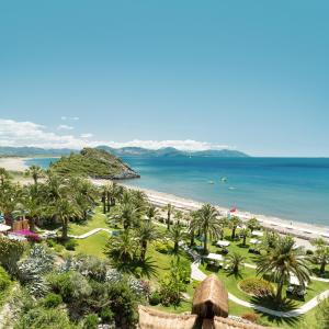 a view of the beach from the resort at ROBINSON SARIGERME PARK - All Inclusive in Dalaman