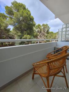 Balkón alebo terasa v ubytovaní Formentera suite 14