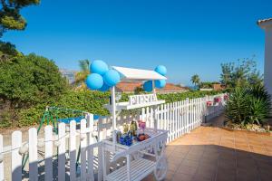 Balkón alebo terasa v ubytovaní Villa Belmonte FAMILY VILLA
