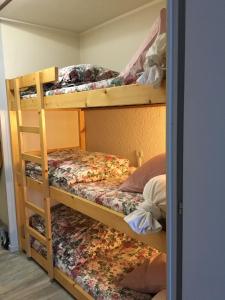 a bunk bed room with two bunk beds at Studio Chatel in Châtel