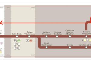 Plan piętra w obiekcie Ermont paris