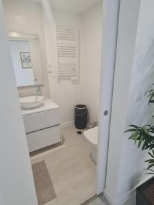 Koupelna v ubytování S. Soares T1 Corroios