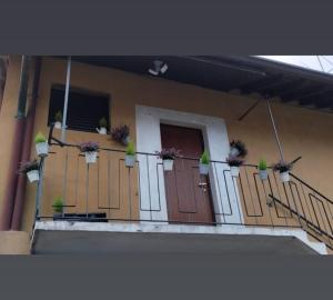 Balkón nebo terasa v ubytování CASA CASEROTTE
