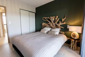 Posteľ alebo postele v izbe v ubytovaní Stanatura Appt 2 chambres vue panoramique #INDENO