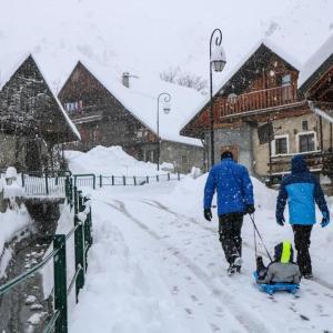 Appart. lumineux à St-Sorlin d'Arves (Sybelles) v zime