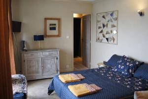 Χώρος καθιστικού στο Les Pierres Blondes