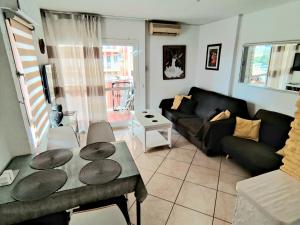 Posezení v ubytování Minerva 1-Bedroom close to the beach park etc