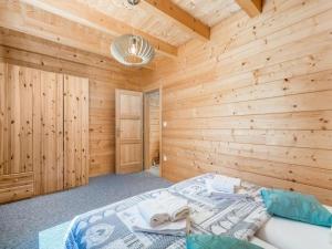Posteľ alebo postele v izbe v ubytovaní Apartments Plitvice forest