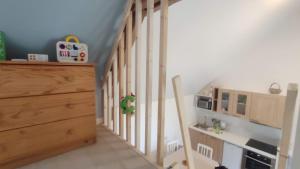 Kuchyňa alebo kuchynka v ubytovaní Eco-gîte à la Ferme d'Elles