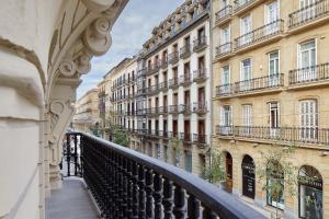 a view from a balcony of a building at The Rentals Collection - Olabar II in San Sebastián