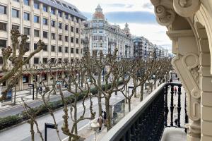 Widok na miasto San Sebastian z tego apartamentu
