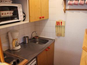 Köök või kööginurk majutusasutuses Studio Valfréjus, 1 pièce, 4 personnes - FR-1-265-209