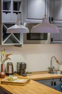A kitchen or kitchenette at The Museum Living Budapest
