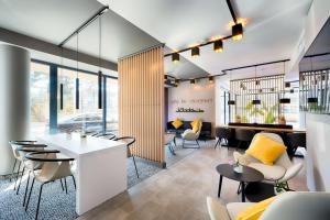 Posezení v ubytování B&B Hotel Wien-Stadthalle