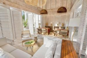 Posezení v ubytování Naay Boutique Hotel Holbox