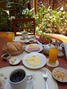 อาหารเช้าซึ่งให้บริการแก่ผู้เข้าพักที่ Astorga Hotel Arequipa
