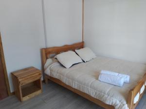 Postel nebo postele na pokoji v ubytování Calfu