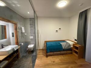 Koupelna v ubytování appartementsKOFLER