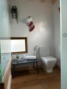 A bathroom at Cabanas de Udra