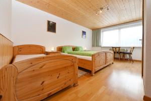 Letto o letti in una camera di Haus Valuga