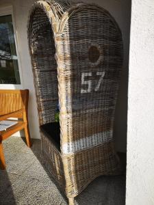 Posezení v ubytování Ferienwohnung Lieblingszeit