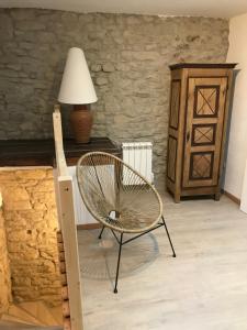 Część wypoczynkowa w obiekcie Le grenier de Manée