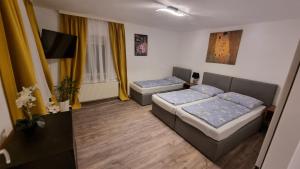 Postel nebo postele na pokoji v ubytování Casa Rustica I Free Parking I Self Check-in