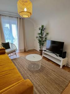 TV a/nebo společenská místnost v ubytování Madre de Deus, 5 - Terrace