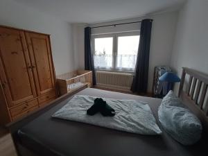 Katil atau katil-katil dalam bilik di Ferienwohnung Meeresbrise
