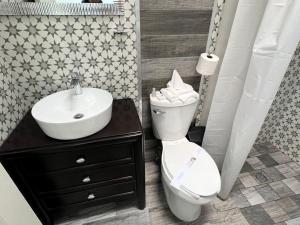 Koupelna v ubytování CASA EL CHALET