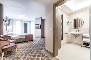 Kúpeľňa v ubytovaní Hotel Traugutta3