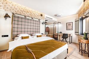 Posteľ alebo postele v izbe v ubytovaní Hotel Traugutta3
